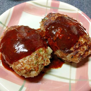 肉汁のうまみ食べ切る！これが我が家のハンバーグ♡